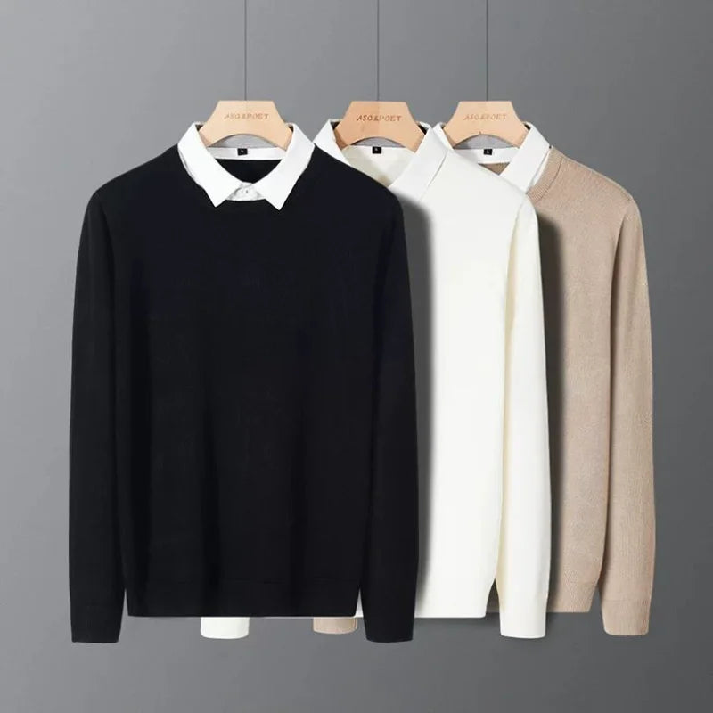 Autumn Winter Round‑Neck Sweater