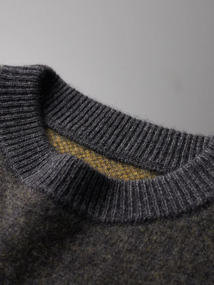 Jacquard Cashmere Merino Wool Sweater
