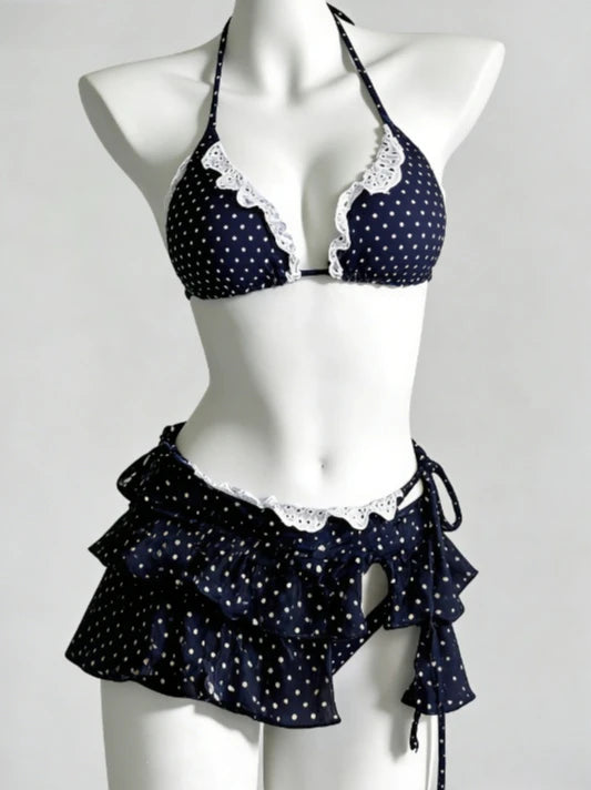 Sexy Elegant Bow Bikini Set