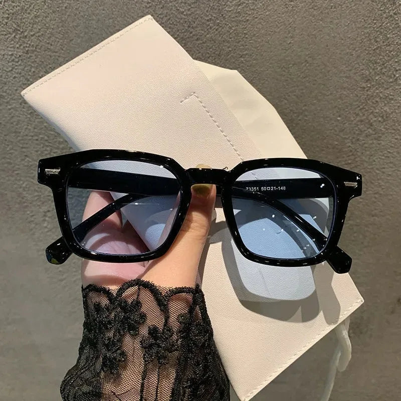 New Unisex Rectangle Vintage Sunglasses Design Retro Sun Glasses Female Lady Eyeglass Cat Eye Casual Goggles UV400 Очки