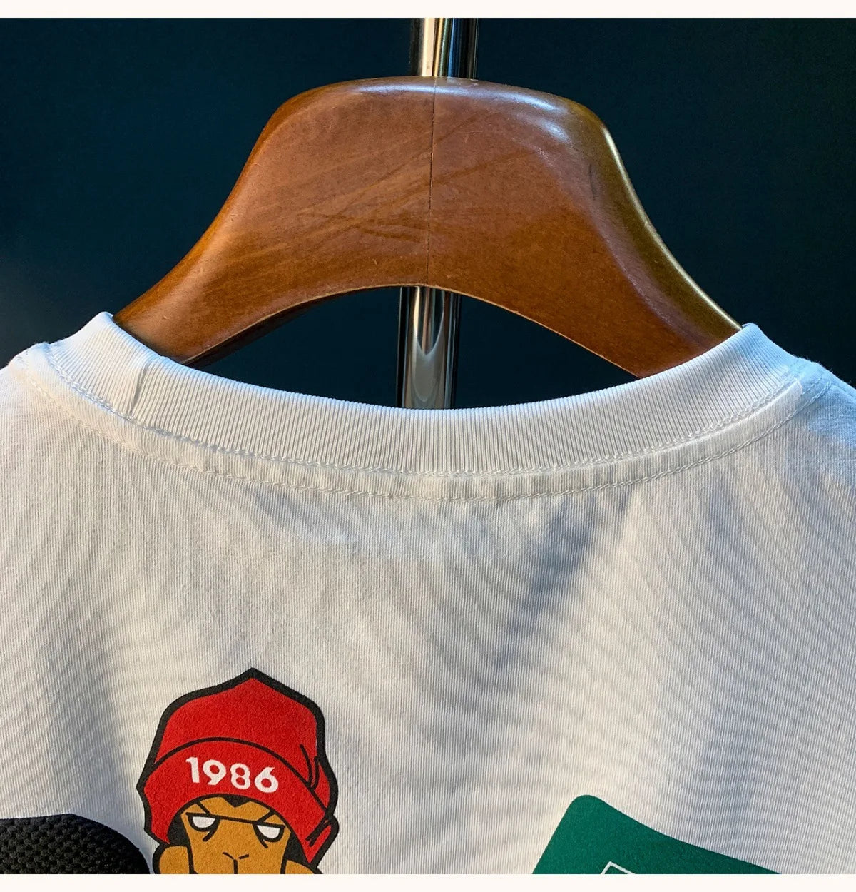 Short sleeved T-shirt with men's printed half sleeves, loose and comfortable, versatile and trendy clothes