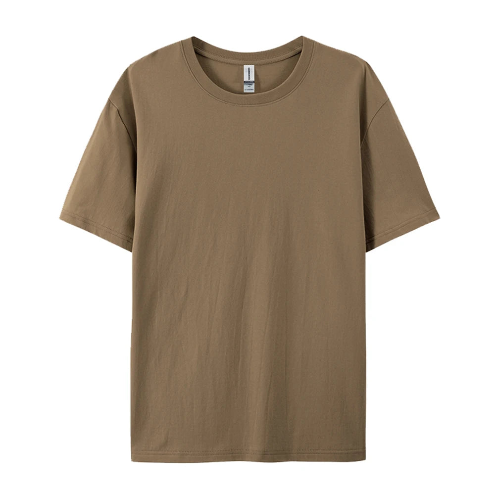 100% Cotton Solid Color T‑Shirts for Men & Women