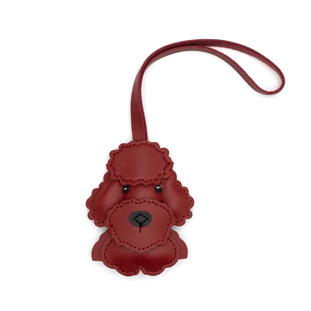 Cartoon Pony Rocking Horses Keyring Women Leather Charms Bag Pendant KeyChain Cute Animal Ornament Accessories Decoration Gift