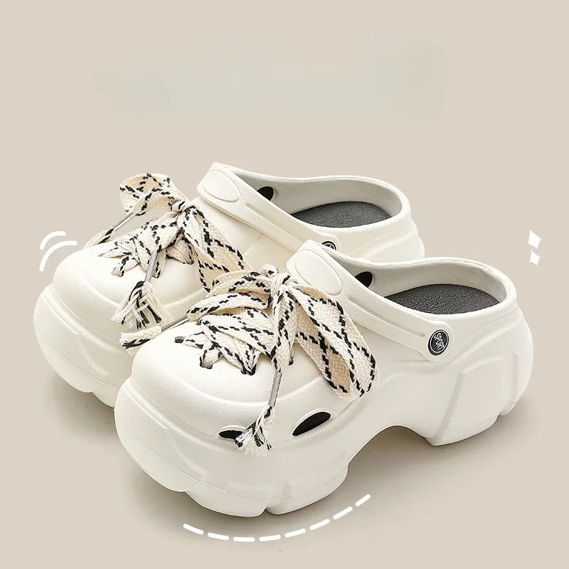 New Women’s DIY Cartoon Clogs Sandal Slippers — Cute Summer Mules Beach Garden Shoes