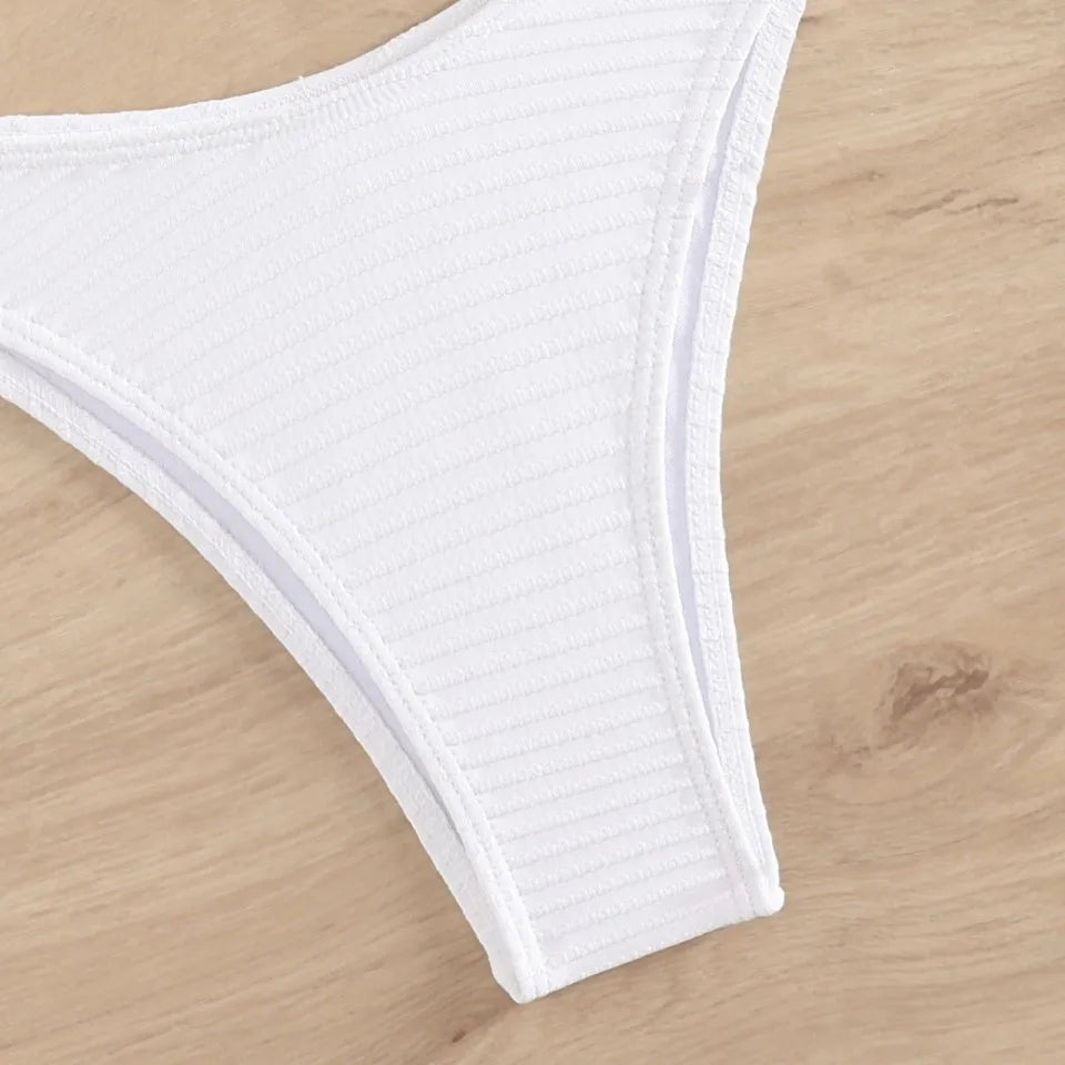 White Triangle Bikini