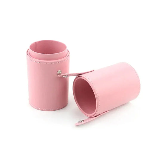 Makeup Brushes Holder Bag Portable Travel PU Marbling Empty Container Storage Cosmetics Brush Pen Brushes Organizer Makeup Tools