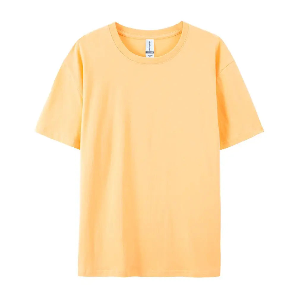 100% Cotton Solid Color T‑Shirts for Men & Women