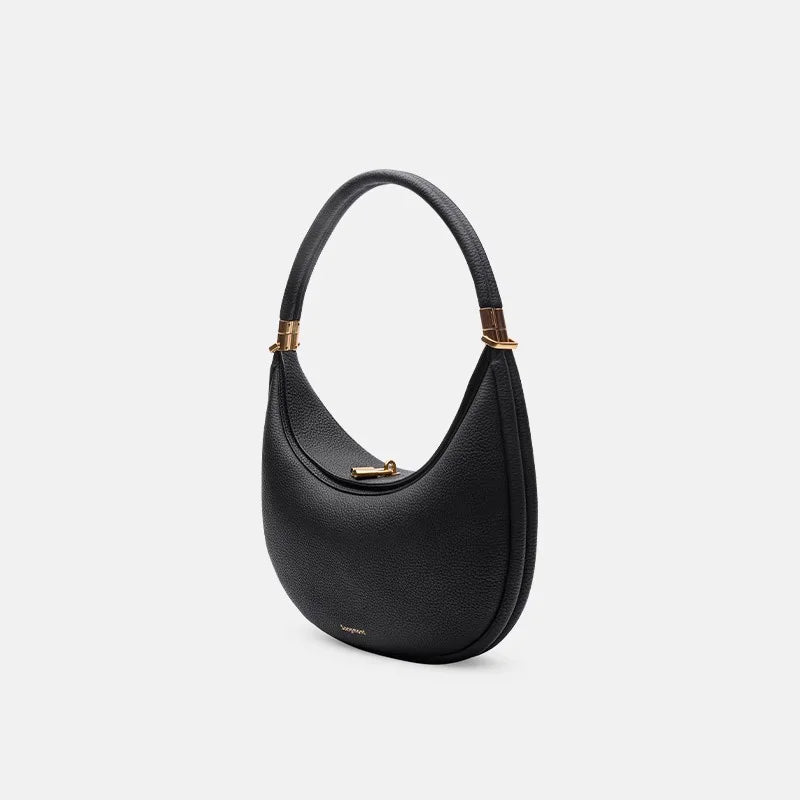 Light Luxury High-end Crescent Bags Fashion Brand Designer Commuter Handbag High-quality Genuine Leather Versatile Shoulder Bags