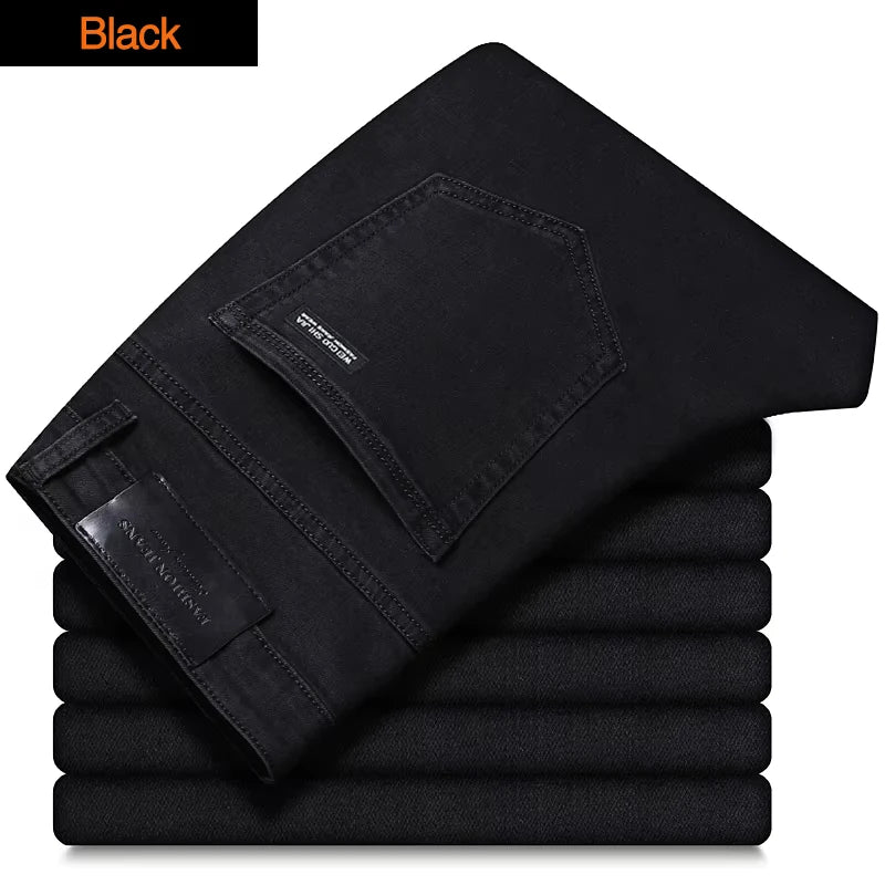 Stretch Regular‑Fit Jeans