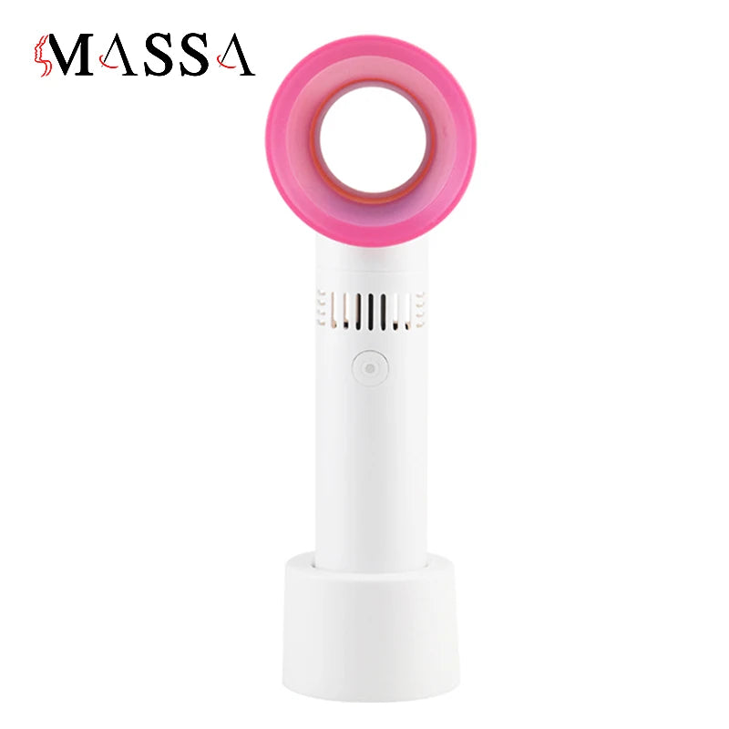 Eyelash Blower Bladeless Fan Handheld Small Creative Mini Handheld Portable USB Charging