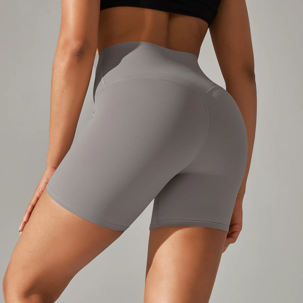 Seamless High Waist Yoga Shorts for Women