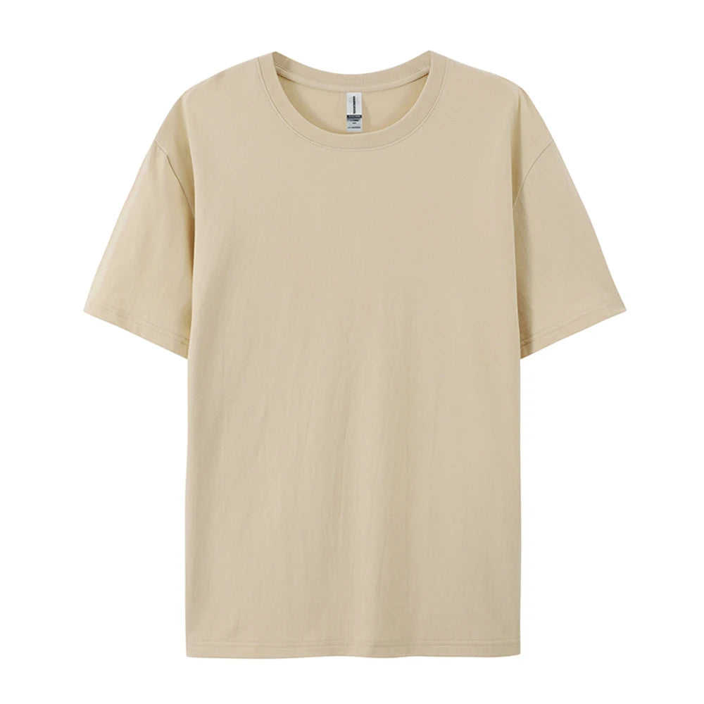100% Cotton Solid Color T‑Shirts for Men & Women