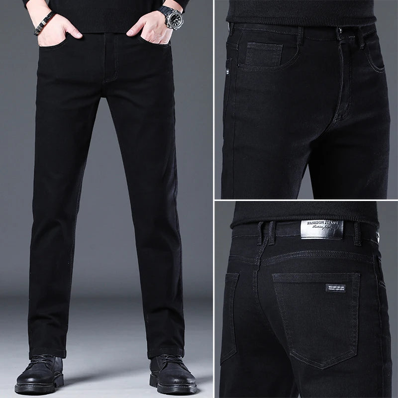 Stretch Regular‑Fit Jeans