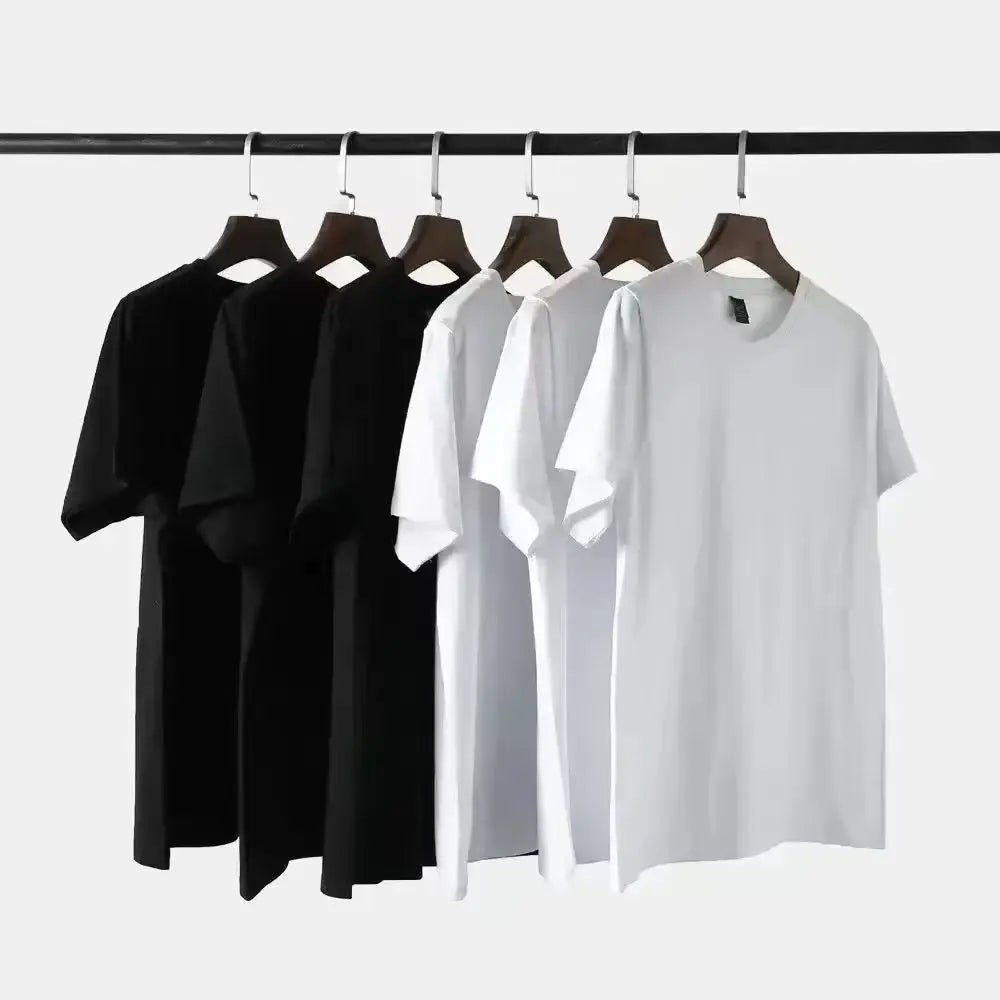 2026 Summer Luxury fashion AMI brand printed T-shirts pure cotton round-neck casual and trendy Y2K high-end and high quality