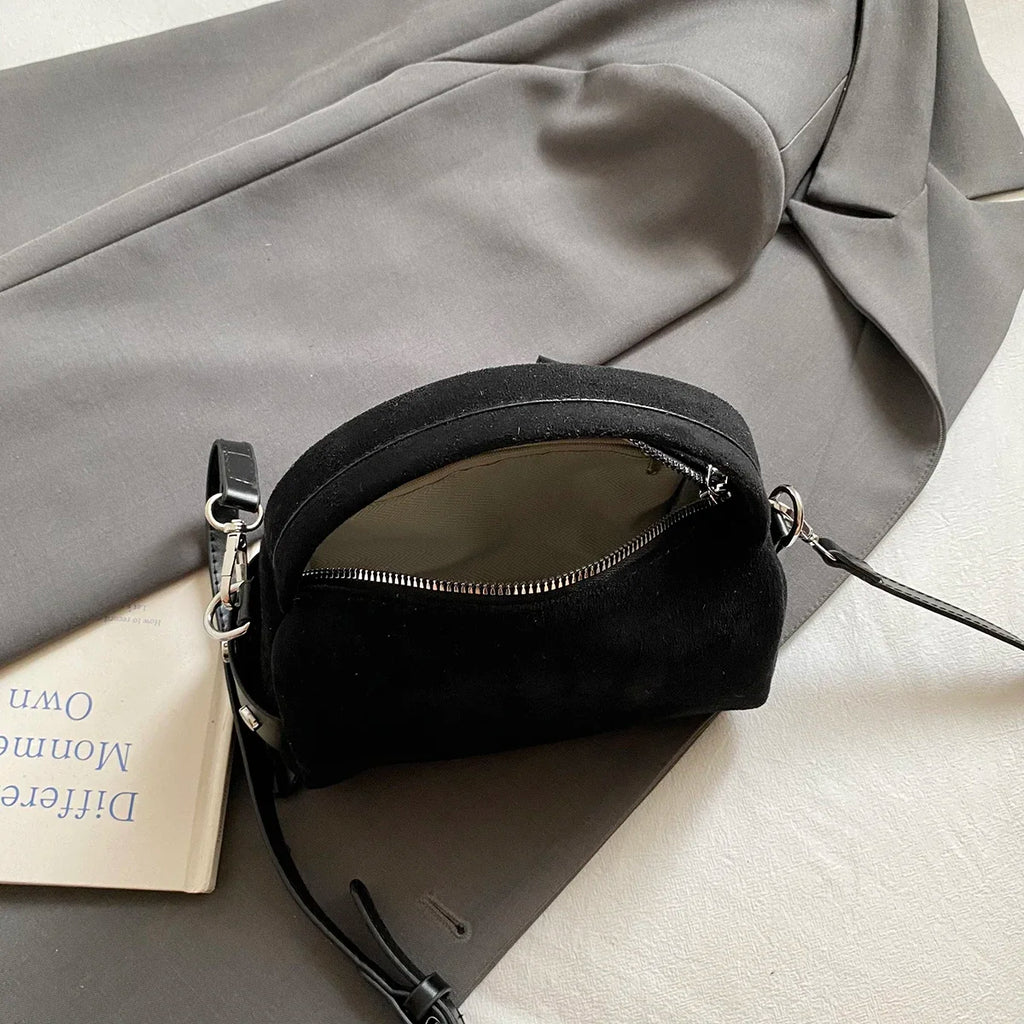 Fashionable Retro Mini PU Leather Shoulder Bags for Women Bucket Crossbody Bag 2026 Winter Luxury Designer Purses and Handbags