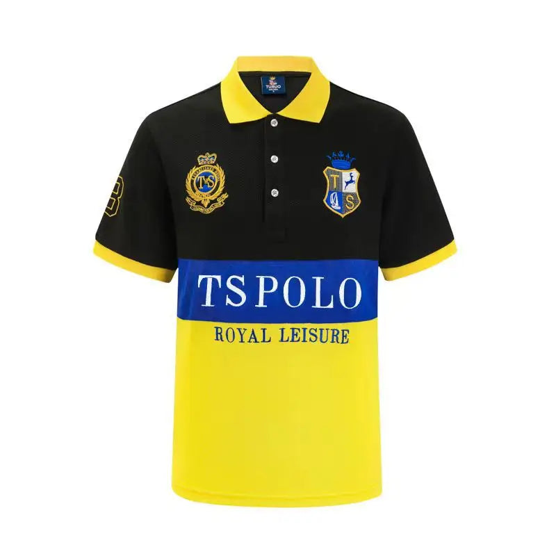 Classic Men Short Sleeve Polo Shirt 2026 New Golf Great Quality Oversize Men button Collar T-shirt US Size Clothing Manufacturer