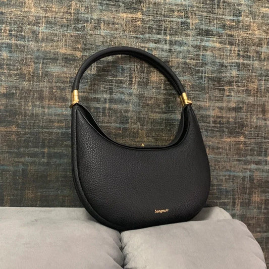 Light Luxury High-end Crescent Bags Fashion Brand Designer Commuter Handbag High-quality Genuine Leather Versatile Shoulder Bags