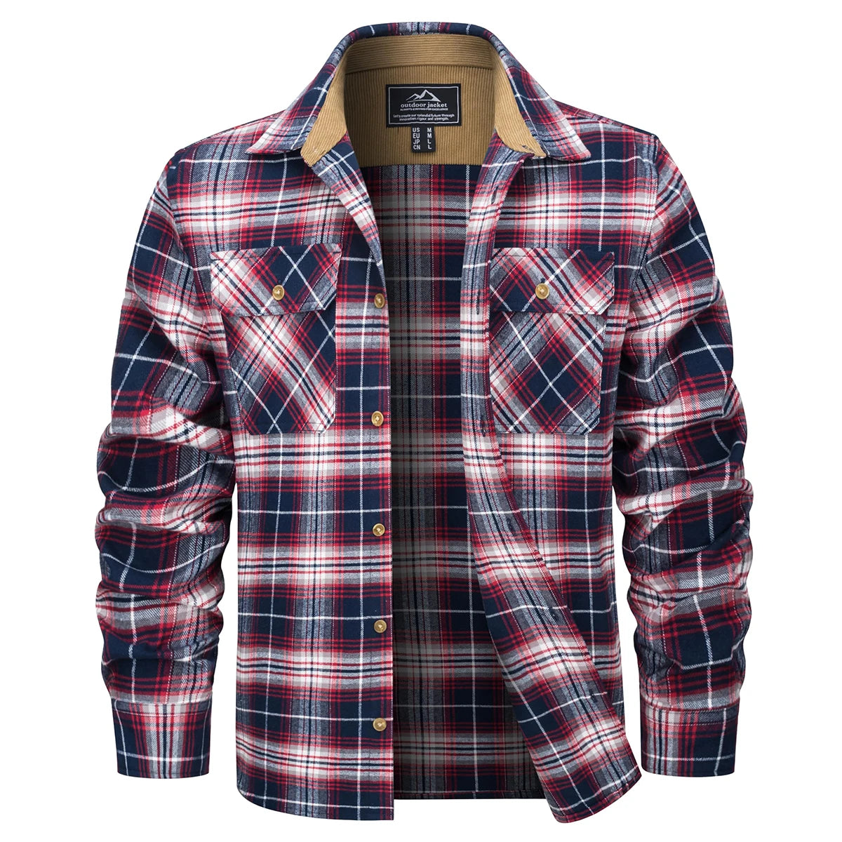 MAGCOMSEN Men’s Flannel Shirt