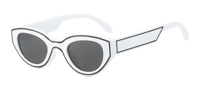 Trendy Design Cat Eye Sunglasses Women New Fashion Party Hip-Hop Decorated Sunglasses For Men Popular Brand Design Eyewear