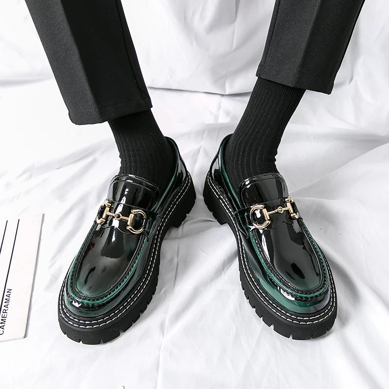 Men's Leather Shoes Casual Heightened Business Shoes Ultra-Light Comfortable Fashion Sports Heightening Leather Shoes KN-WJZ-336
