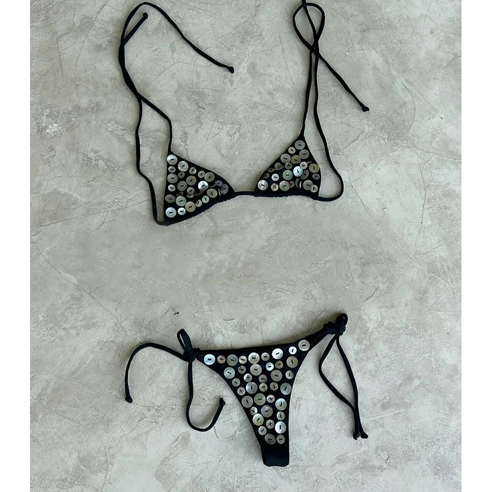 2025 Sexy Push‑Up Micro Bikini Set — Women’s Two‑Piece Swimsuit Beachwear Biquini Bathing Suit