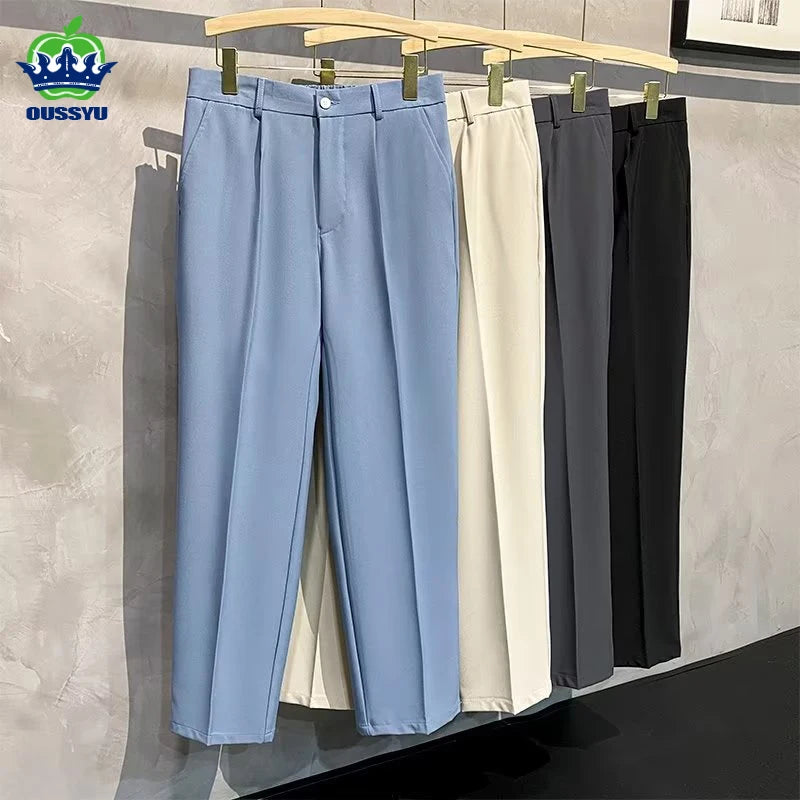Classic Blue Suit Pants