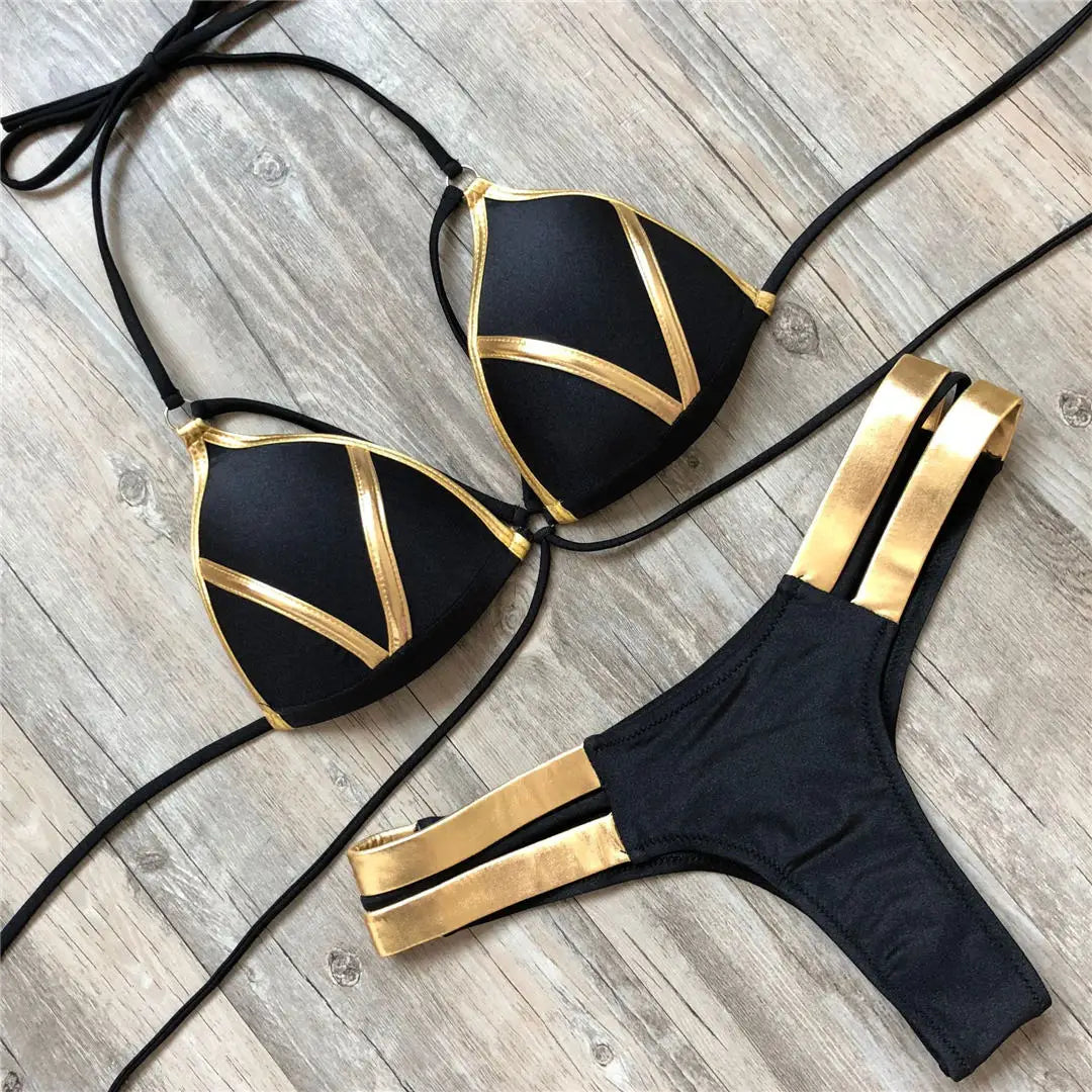 Push‑Up Bikini Set