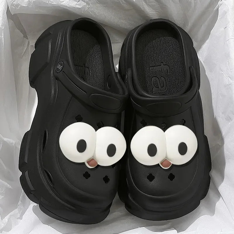 New Women’s DIY Cartoon Clogs Sandal Slippers — Cute Summer Mules Beach Garden Shoes
