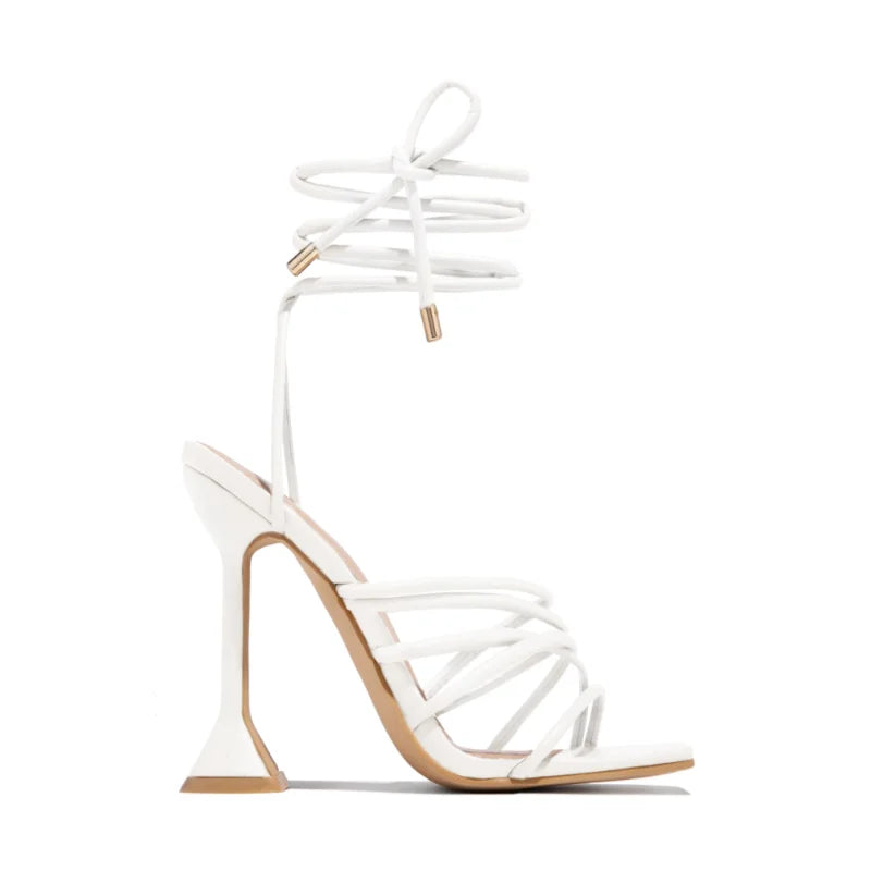 New Women's Sandals 2023 Summer Shoe Women Sexy Dress High Heels Fashion Ankle Straps Open Toe Pumps Gladiator Shoes Female Heel