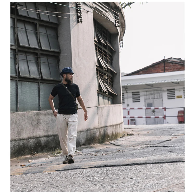 Rugged Bronson Retro Henry Collar Shirt