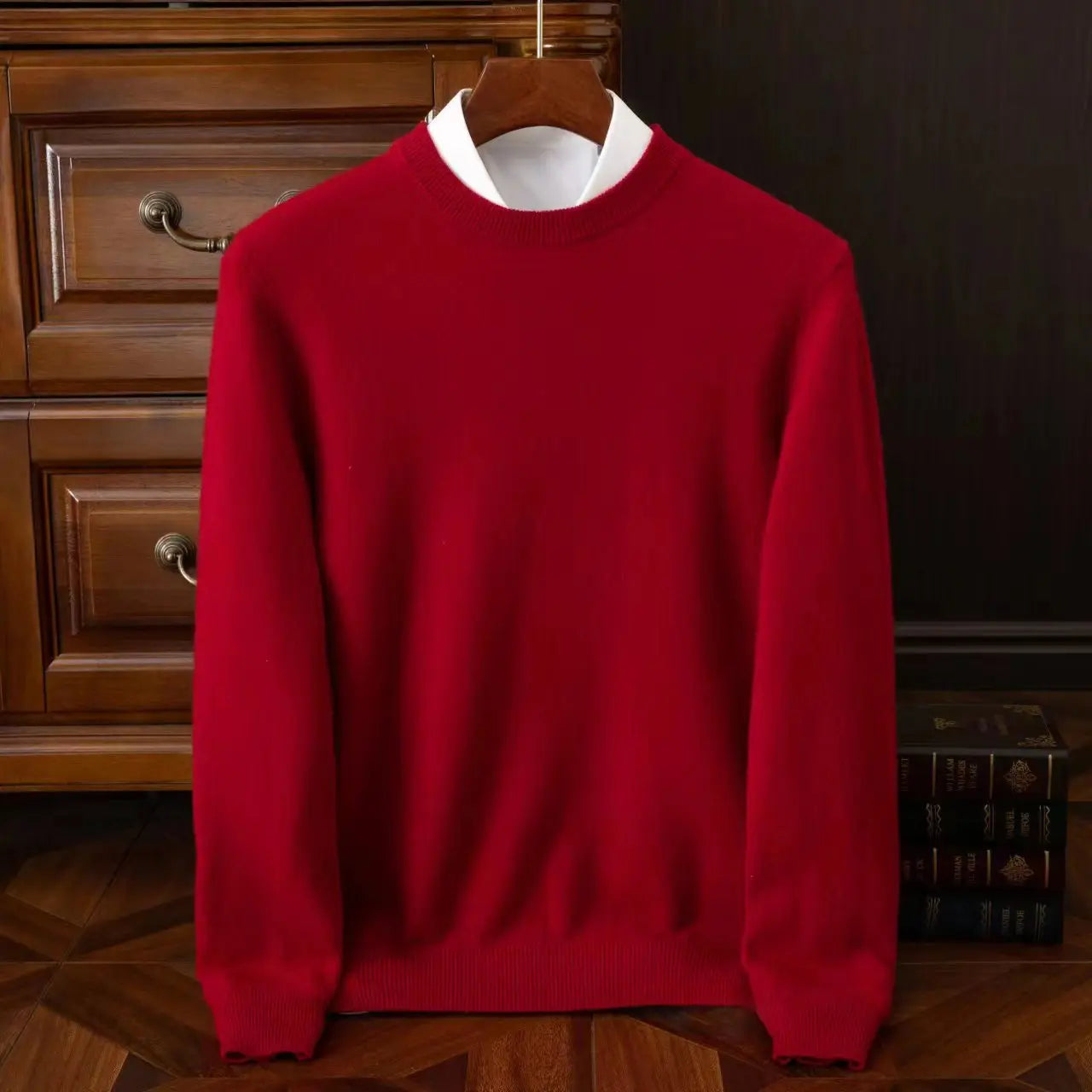 Cashmere O‑Neck Sweater