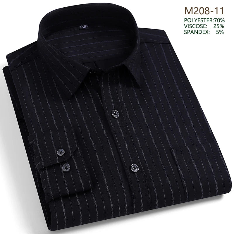 Non‑Iron Long‑Sleeve Dress Shirt