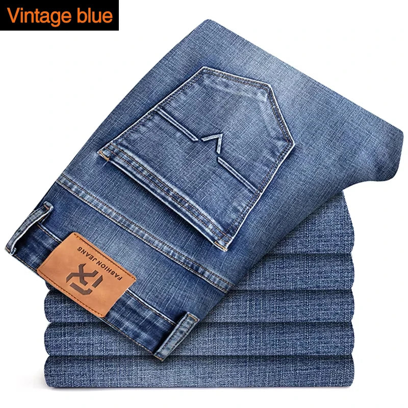Stretch Regular‑Fit Jeans