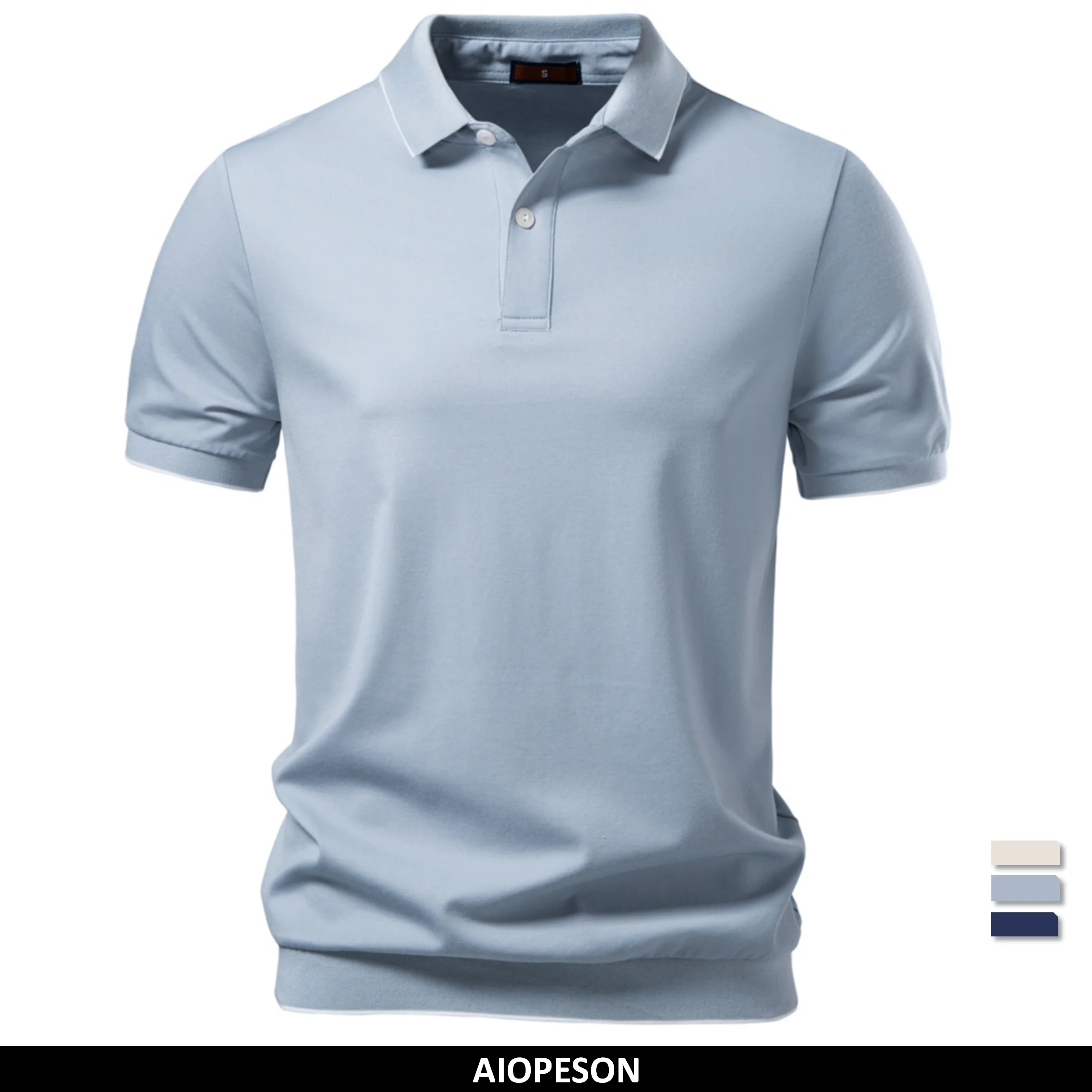 AIOPESON Old Money Polo Shirt for Men