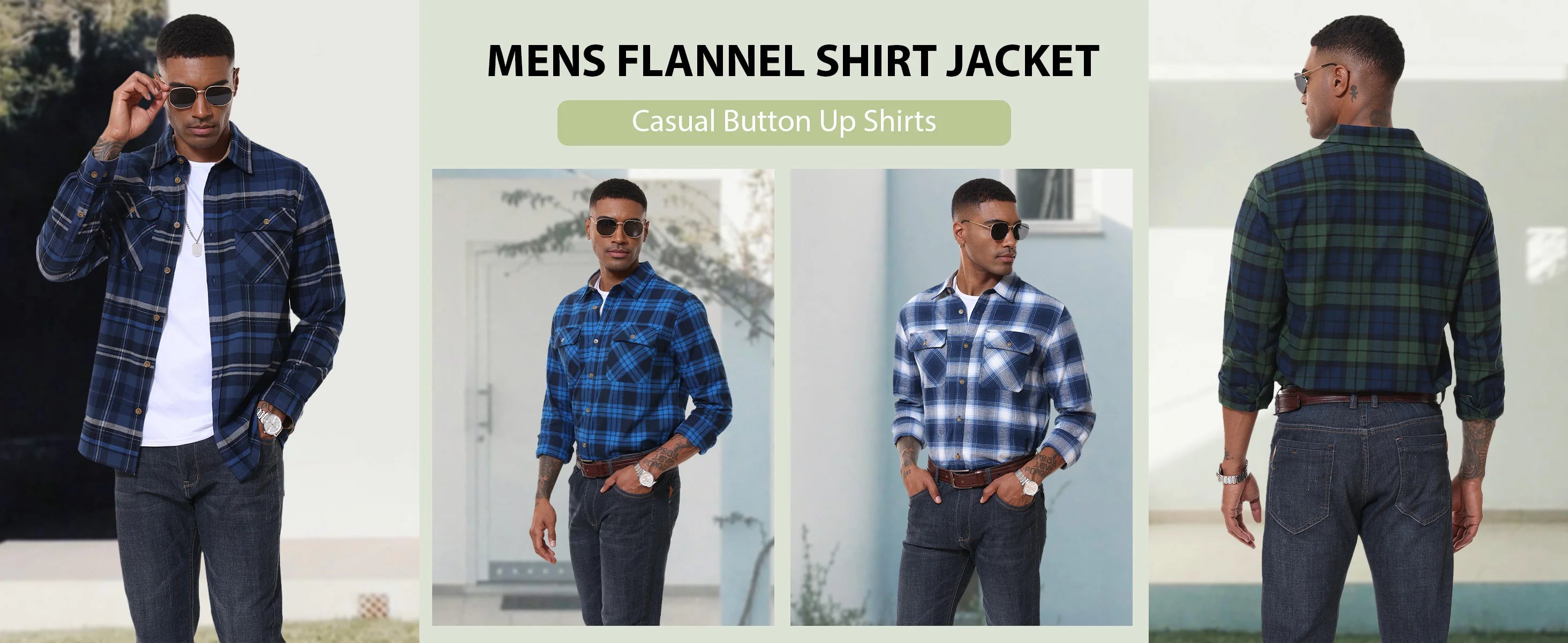 MAGCOMSEN Men’s Flannel Shirt