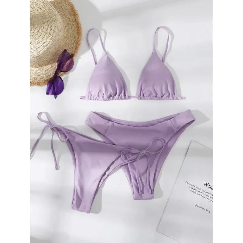 Sexy 3‑Piece Bikini Set