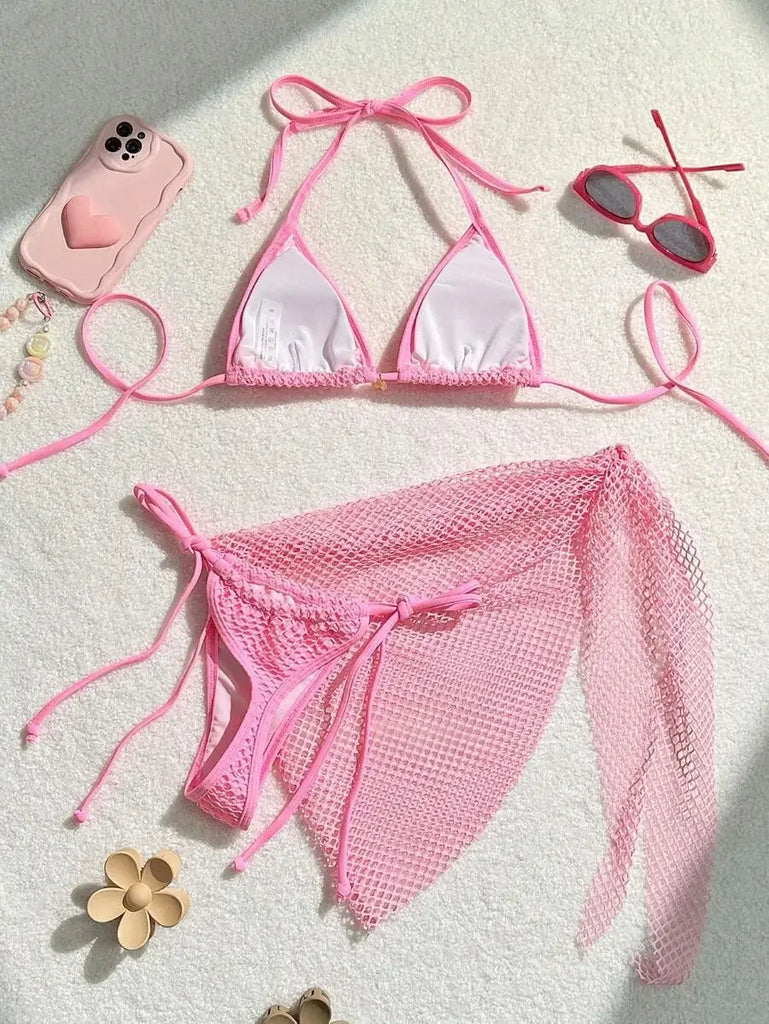 2026 Sexy Bikinis Female Swimsuits Women's Three-Piece Swimwear Beach Swim Wear Bathing Suits Brazilian Bikini Set Pool Bather