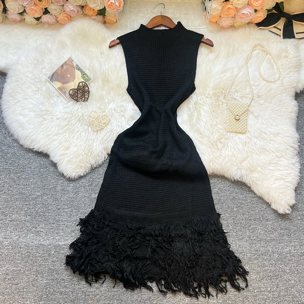 YuooMuoo 2026 Summer Sexy Openwork Stitching Dress — Sleeveless Bodycon Korean‑Style Party & Beach Vestidos