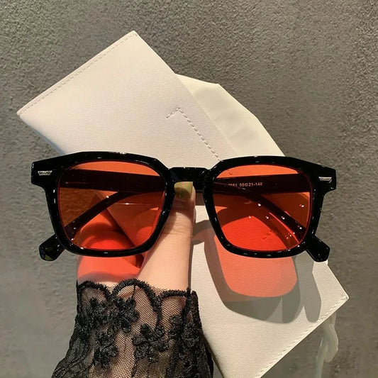 New Unisex Rectangle Vintage Sunglasses Design Retro Sun Glasses Female Lady Eyeglass Cat Eye Casual Goggles UV400 Очки