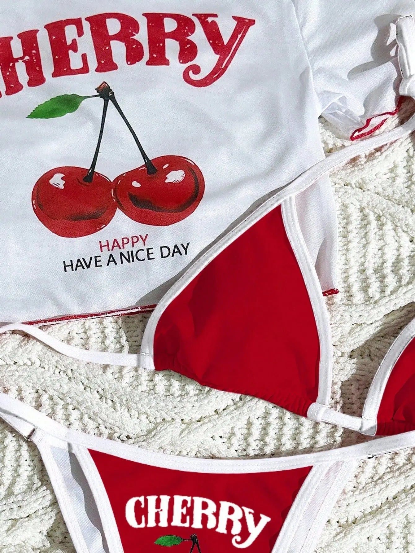 Sexy 3‑Piece Brazilian Bikini Set