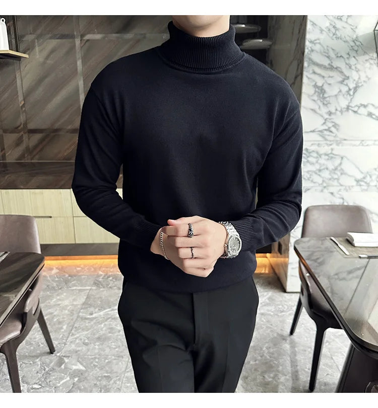 Fleece Turtleneck Sweater