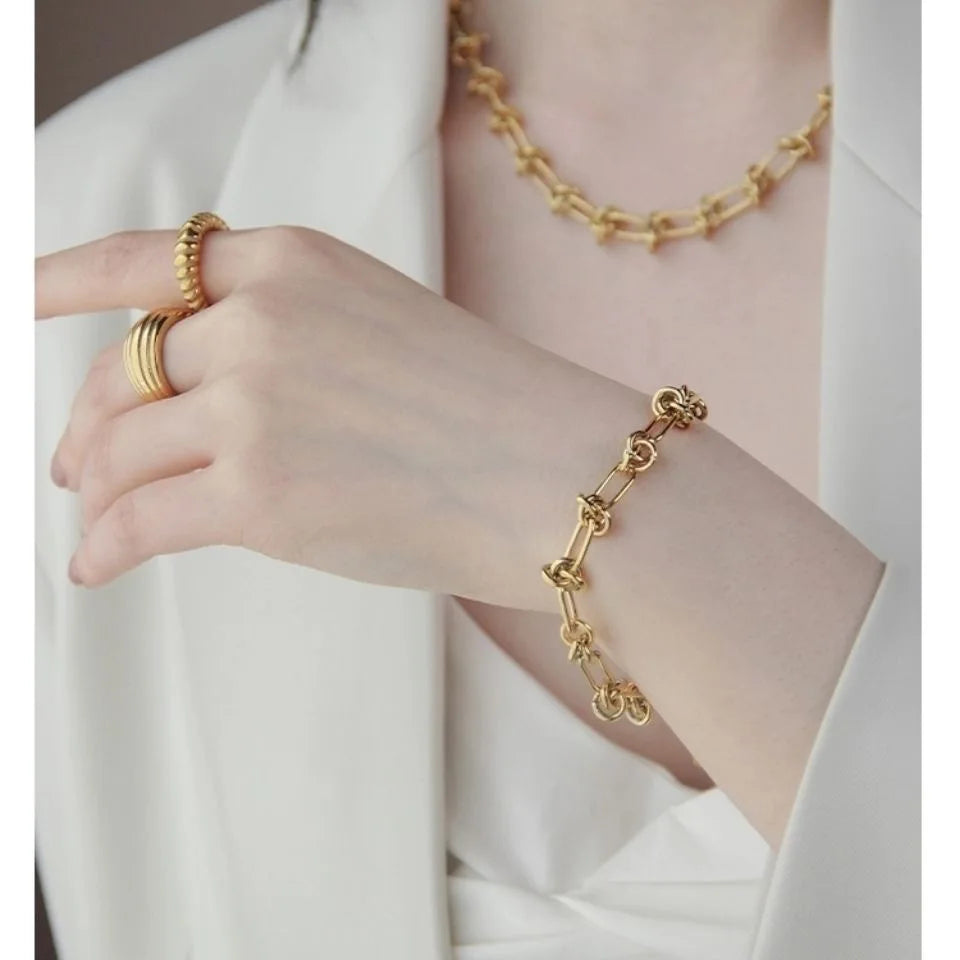 316L Stainless Steel Woman Bracelet New Style Gold Color Rust Proof Bracelets Women Stylish Girls Jewelry Drop Shipping
