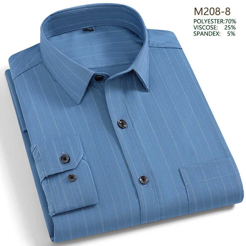 Non‑Iron Long‑Sleeve Dress Shirt