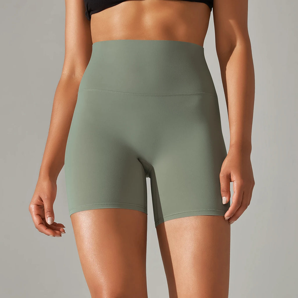 Seamless High Waist Yoga Shorts for Women