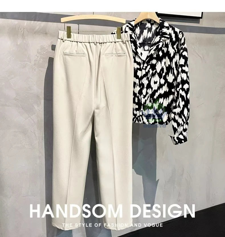 Classic Blue Suit Pants