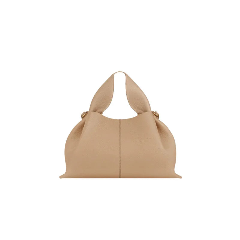 Fashion Women Dumpling Bags Luxury Leather Versatile Solid Color Female Shopping Crossbody Bag 2025 New Design
