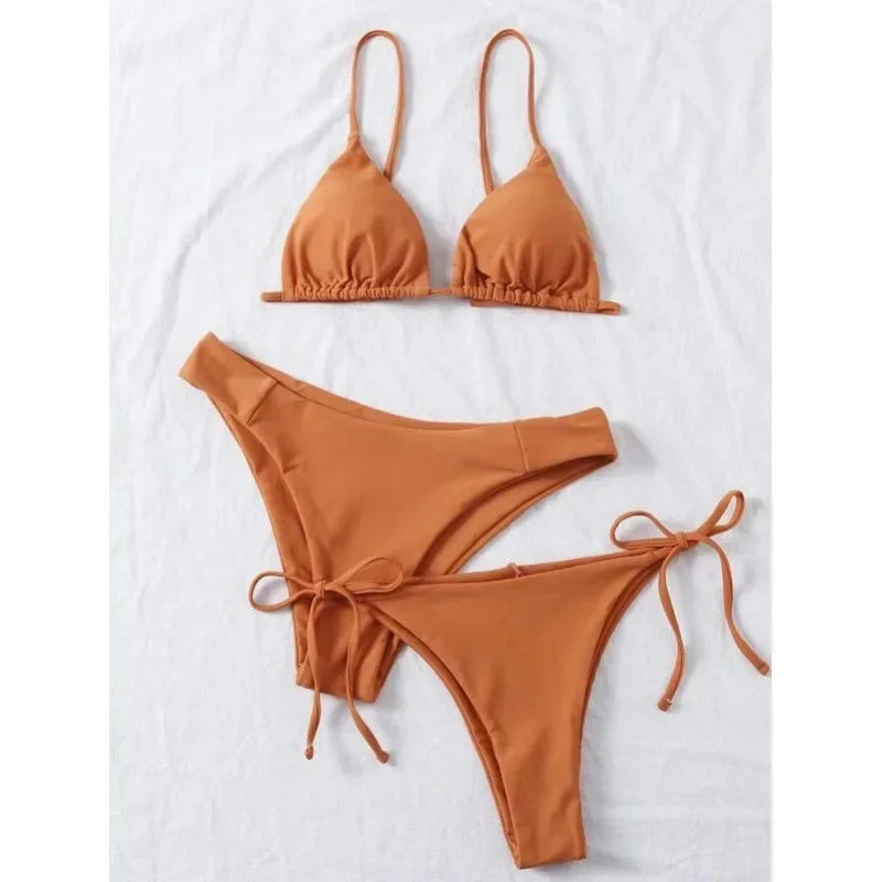 Sexy 3‑Piece Bikini Set