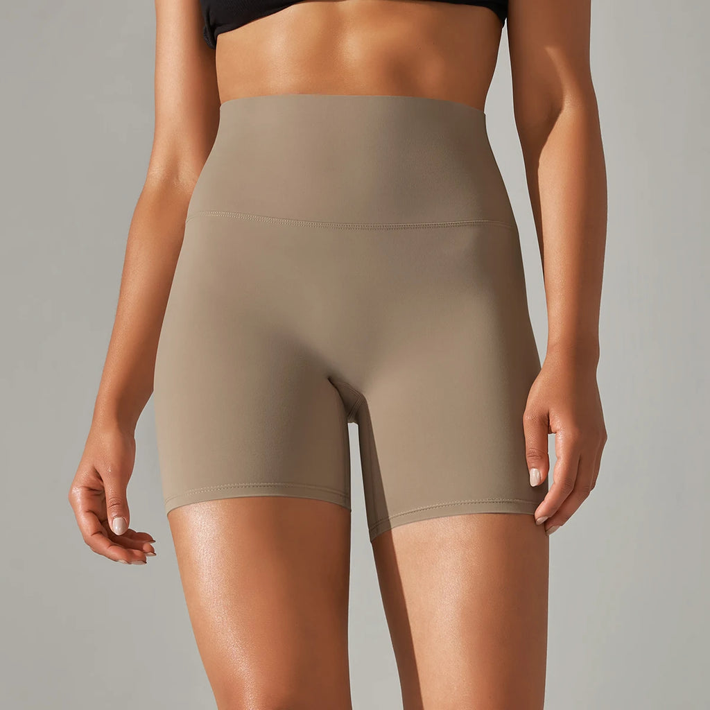 Seamless High Waist Yoga Shorts for Women