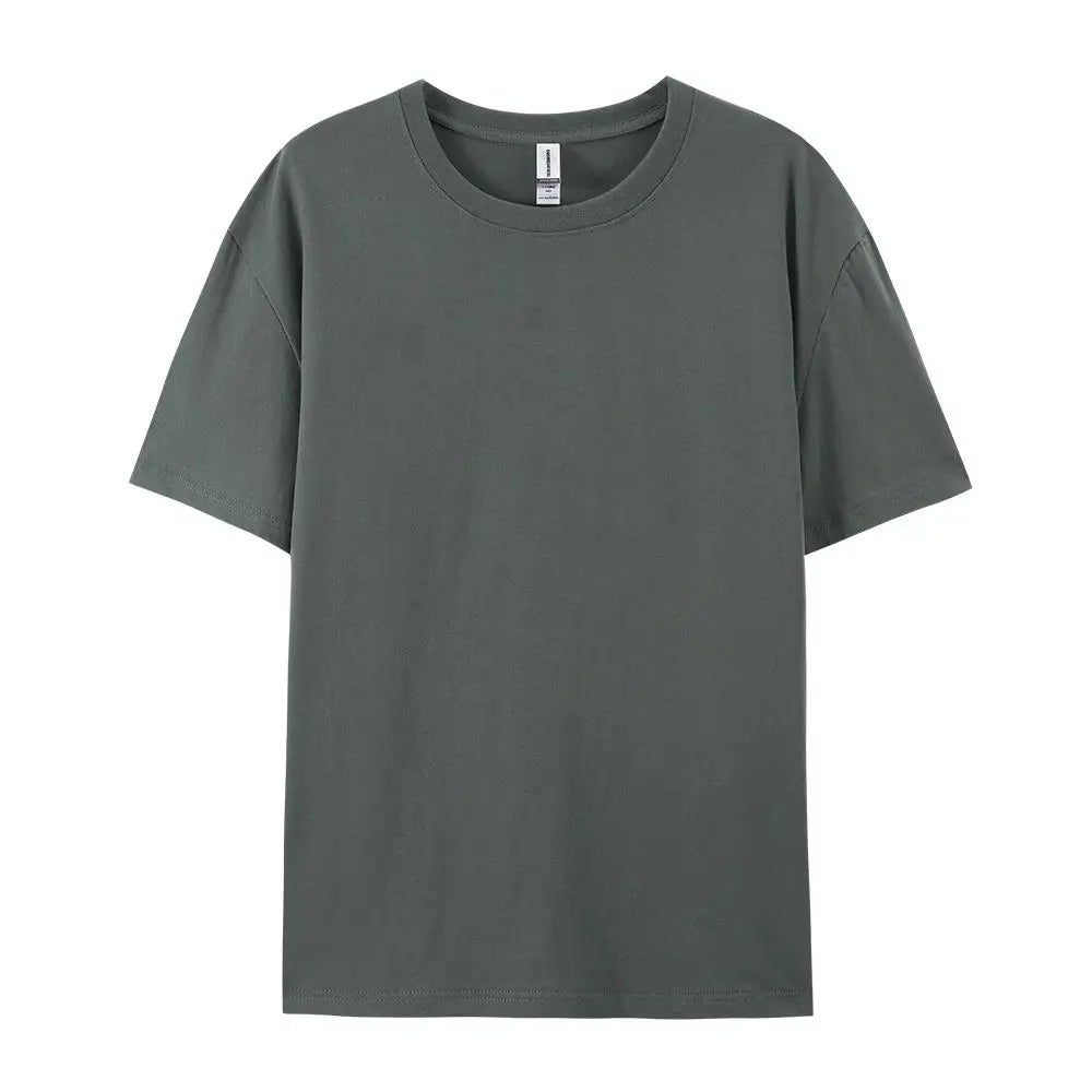 100% Cotton Solid Color T‑Shirts for Men & Women