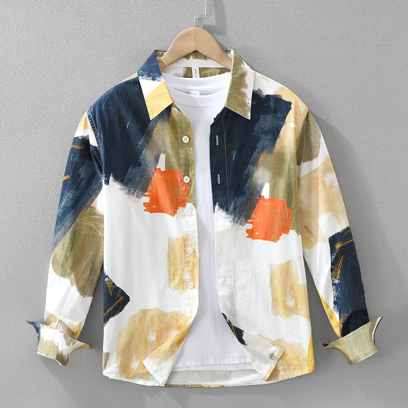 Tie‑Dye Casual Shirt